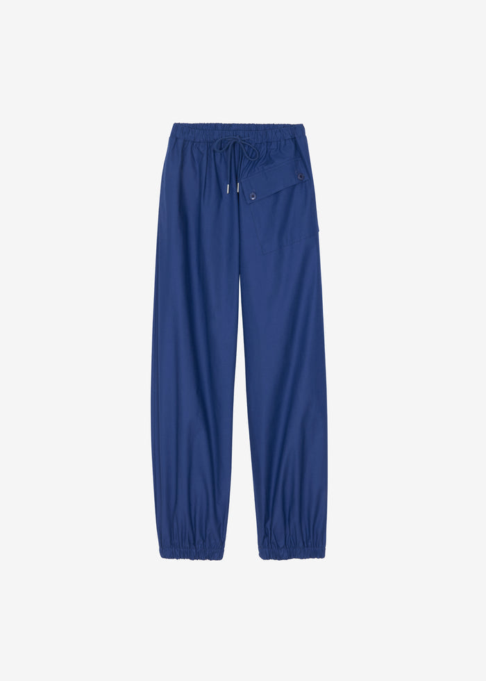 Darien Cotton Joggers - Cobalt