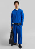 Dario Textured Joggers - Cobalt