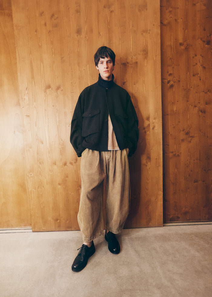 Dashiell Boxy Jacket - Black/Brown