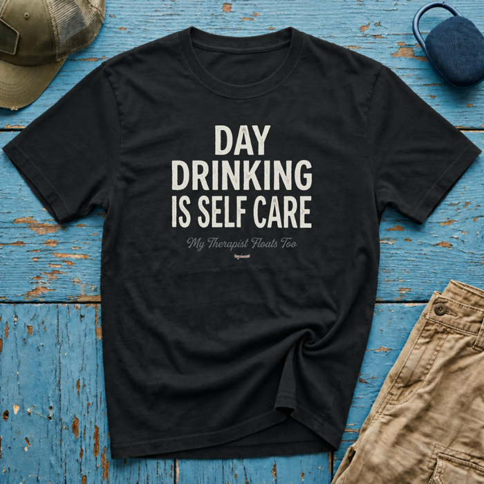 Day Drinking is Self Care Graphic T-Shirt