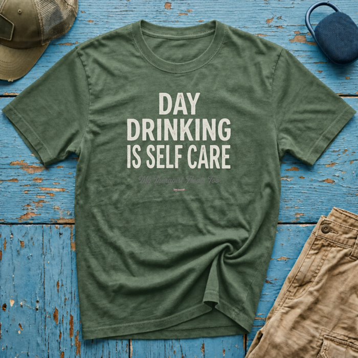 Day Drinking is Self Care Graphic T-Shirt