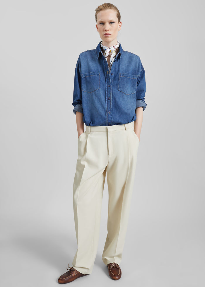 Deira Denim Shirt - Blue Wash