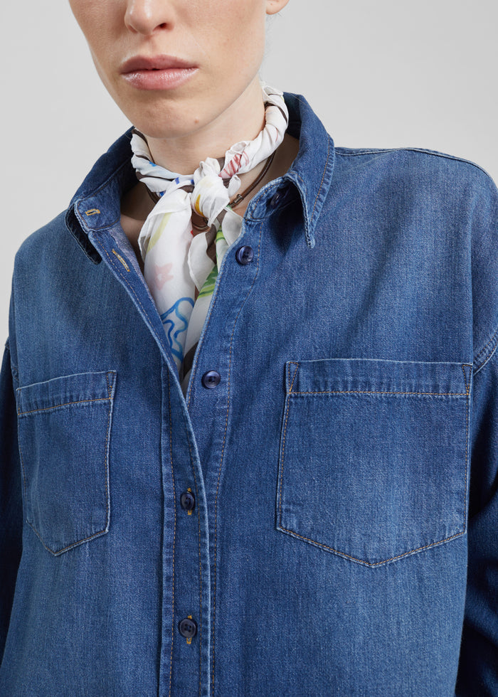 Deira Denim Shirt - Blue Wash