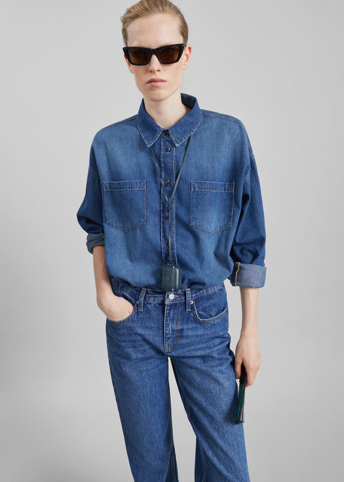 Deira Denim Shirt - Blue Wash