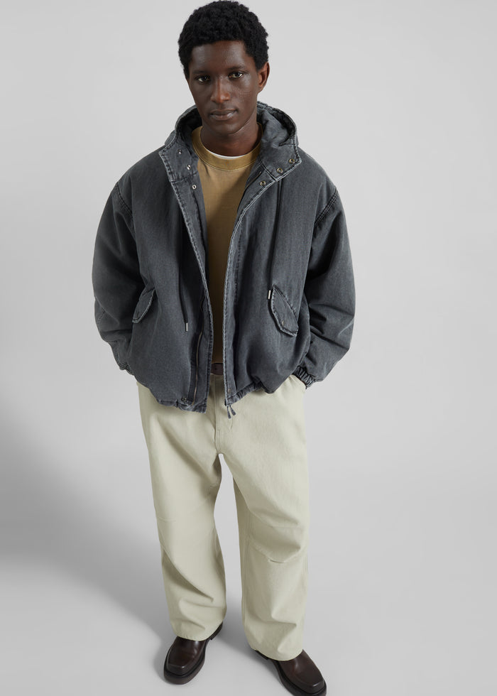 Delvin Padded Jacket - Charcoal