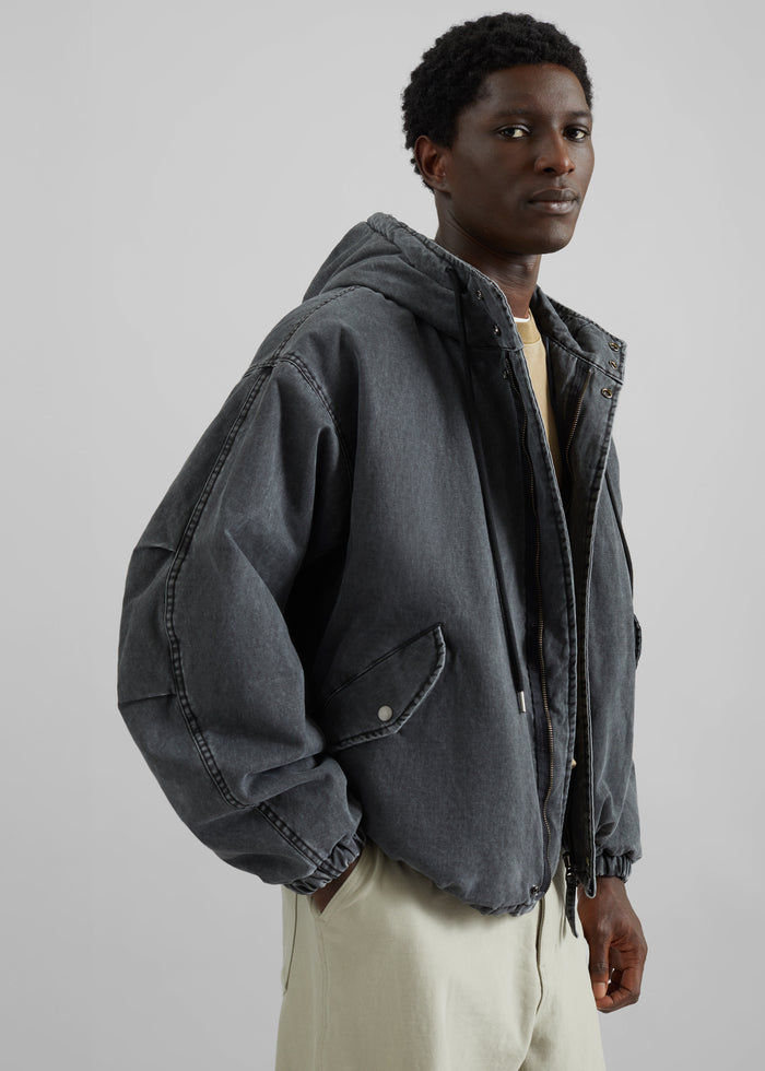 Delvin Padded Jacket - Charcoal