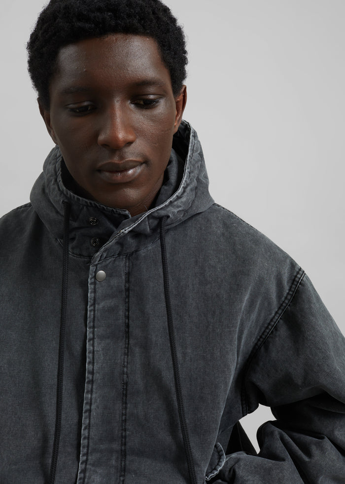 Delvin Padded Jacket - Charcoal