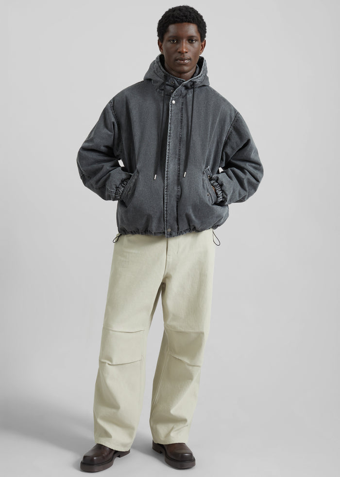 Delvin Padded Jacket - Charcoal