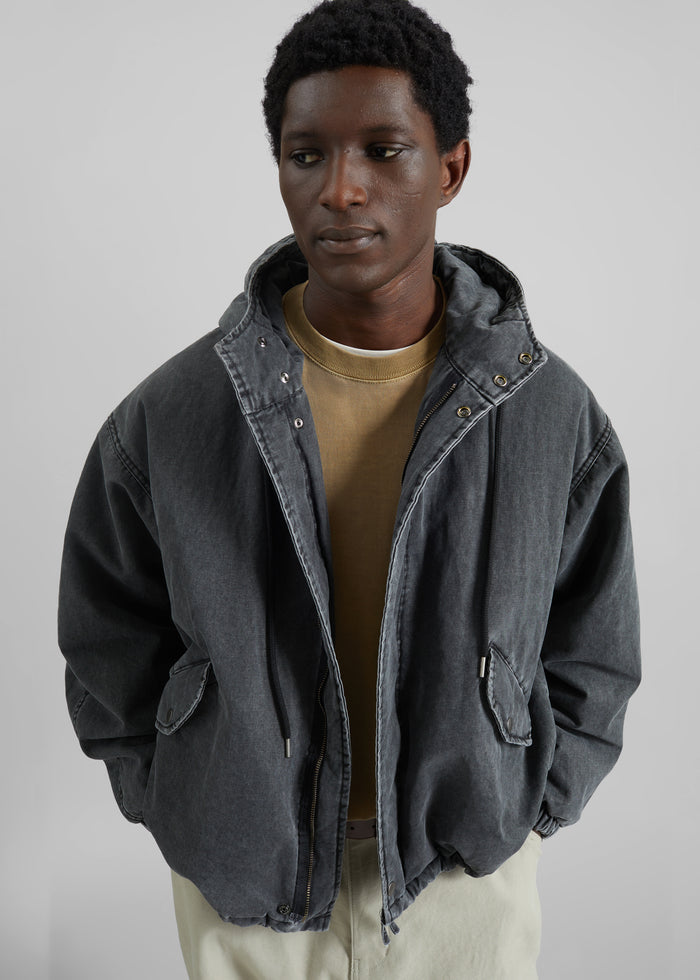 Delvin Padded Jacket - Charcoal