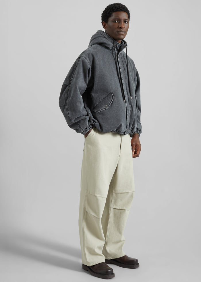 Delvin Padded Jacket - Charcoal
