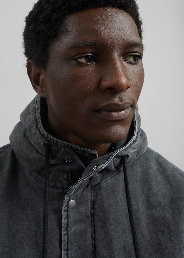 Delvin Padded Jacket - Charcoal