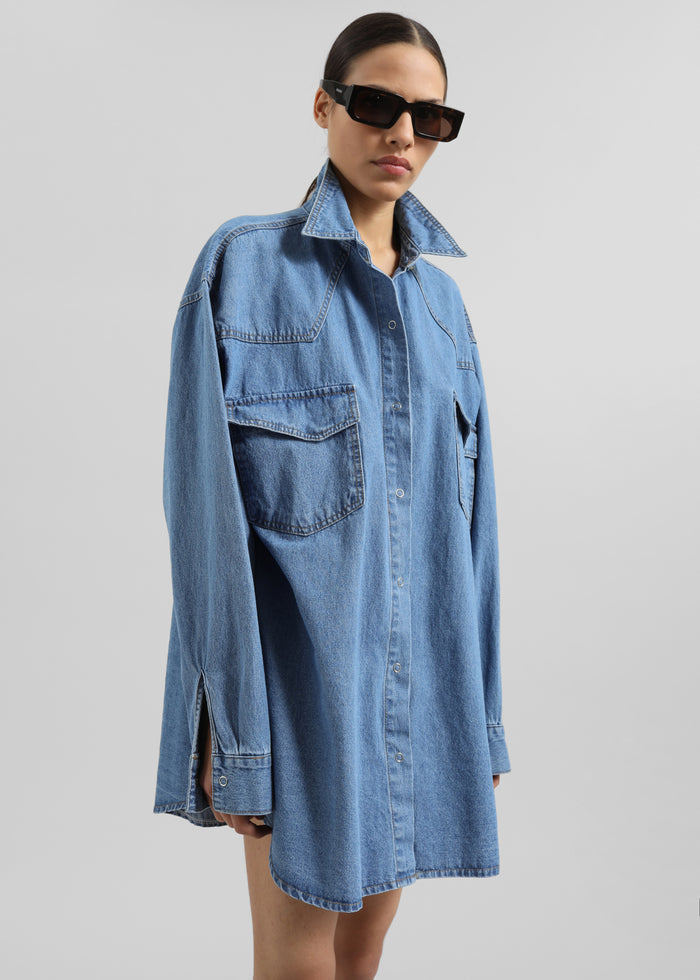 Desona Denim Shirt - Medium Wash