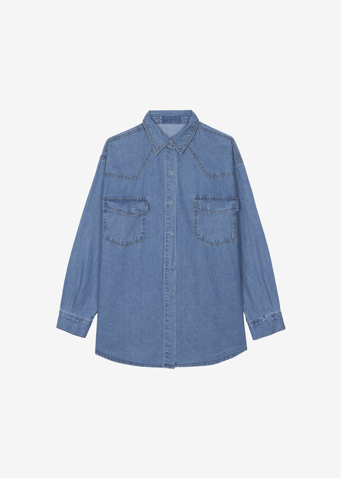 Desona Denim Shirt - Medium Wash