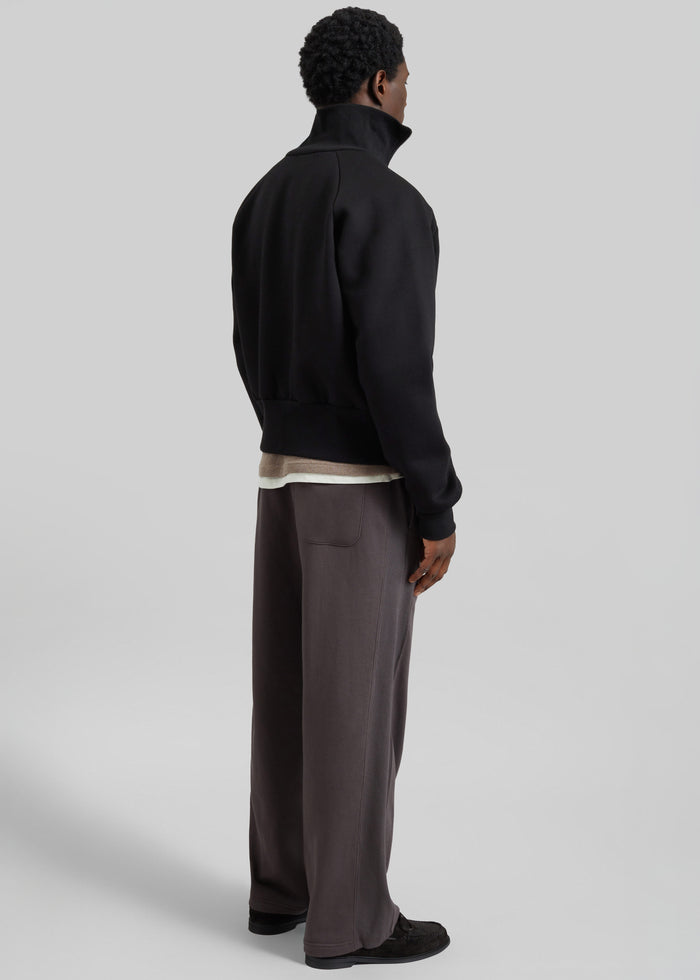Dexter Off-Center Zip Jacket - Black
