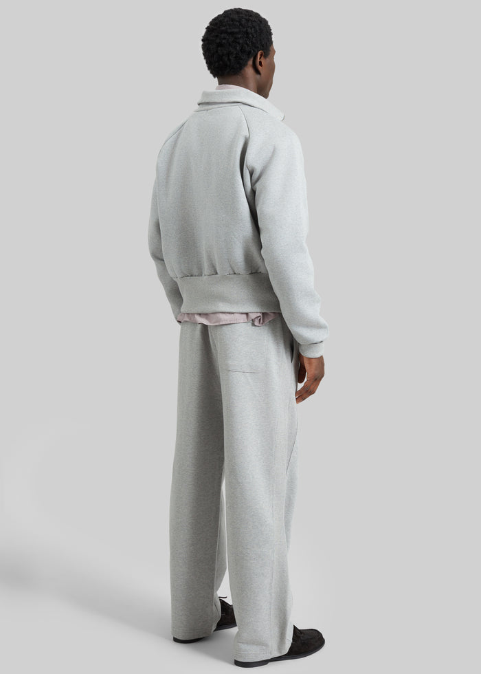 Dexter Off-Center Zip Jacket - Grey