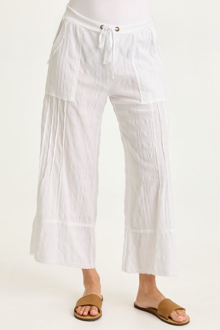 Wearables Doyen Textured Gauze Crop