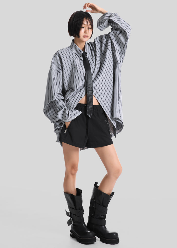 Drimna Shirt - Grey Stripe