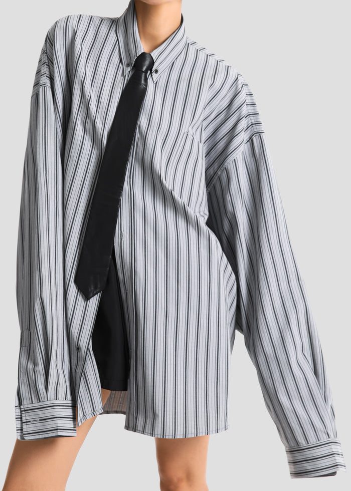 Drimna Shirt - Grey Stripe