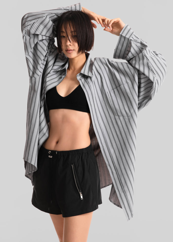 Drimna Shirt - Grey Stripe