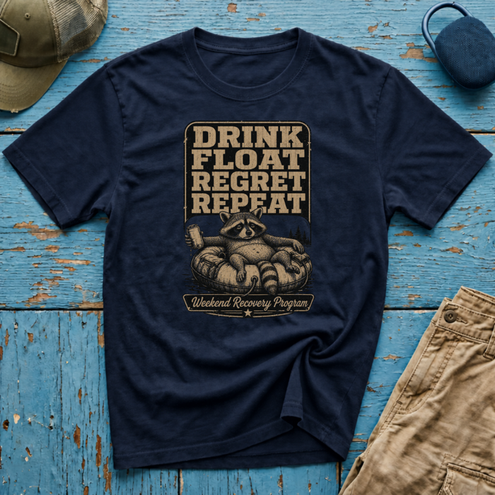 Drink Float Regret Repeat Graphic T-Shirt