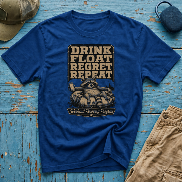Drink Float Regret Repeat Graphic T-Shirt