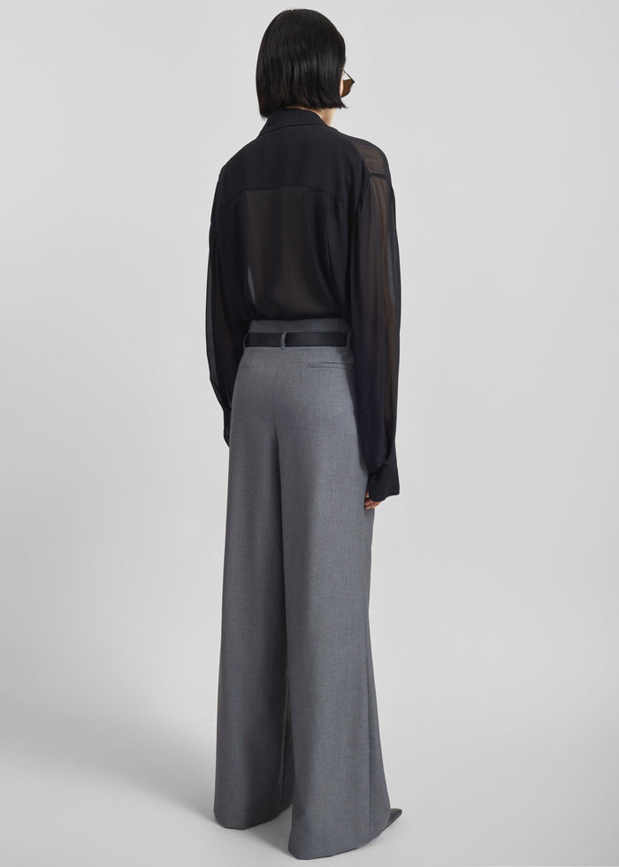 Dulverton Pleated Trousers - Grey