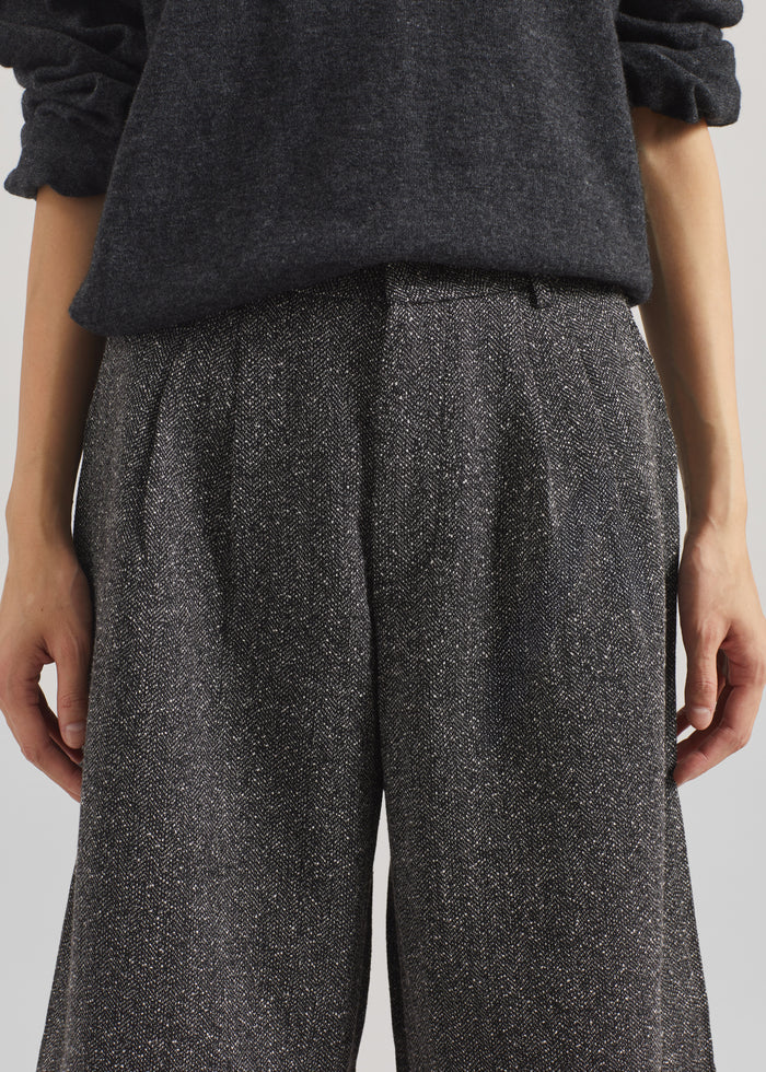 Dunley Bermuda Shorts - Charcoal Melange