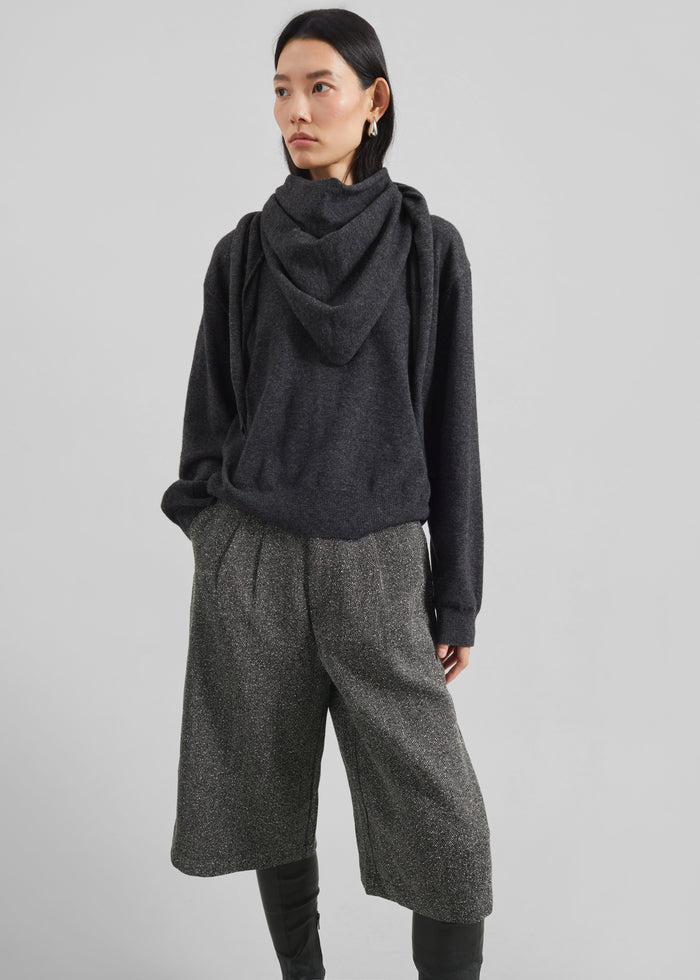 Dunley Bermuda Shorts - Charcoal Melange