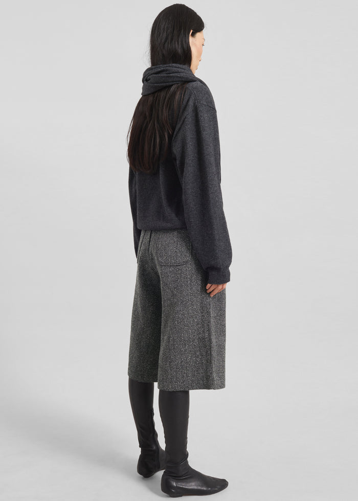 Dunley Bermuda Shorts - Charcoal Melange
