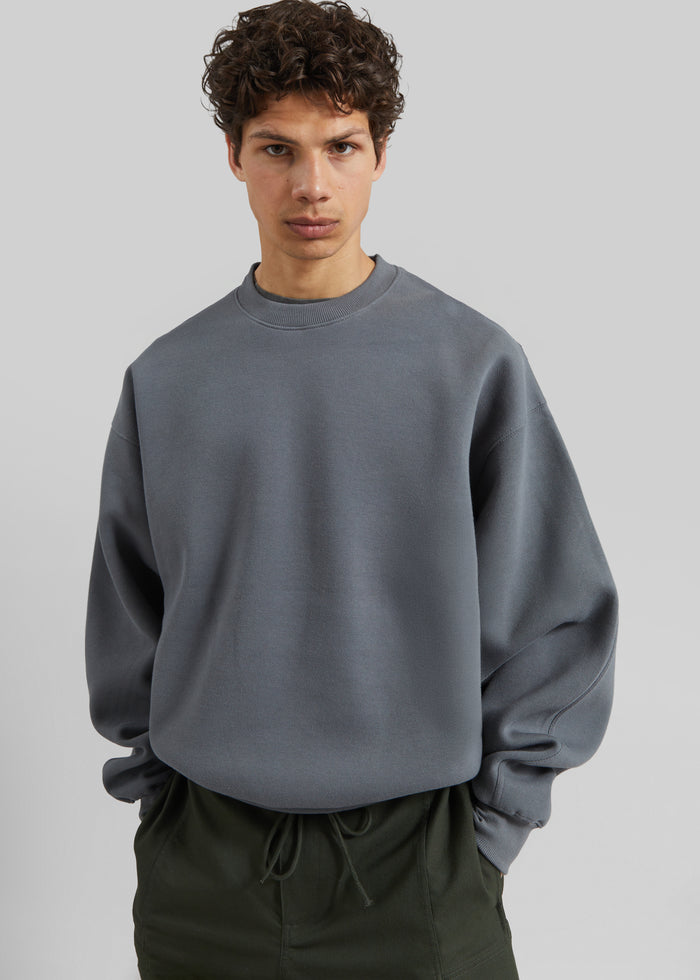 Dunloy Oversized Sweatshirt - Grey