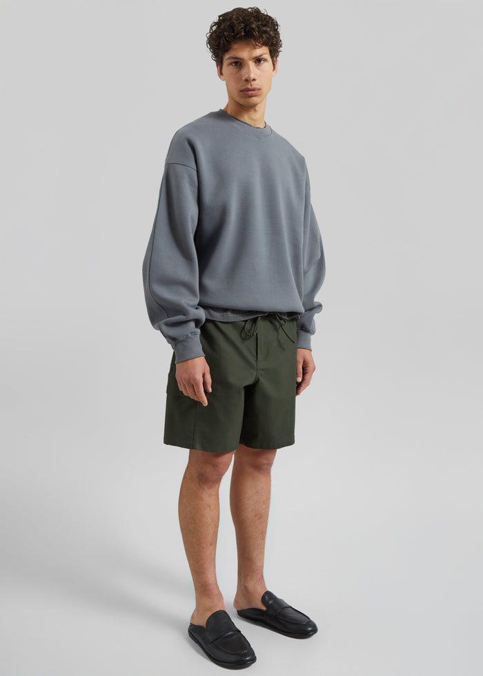 Dunloy Oversized Sweatshirt - Grey