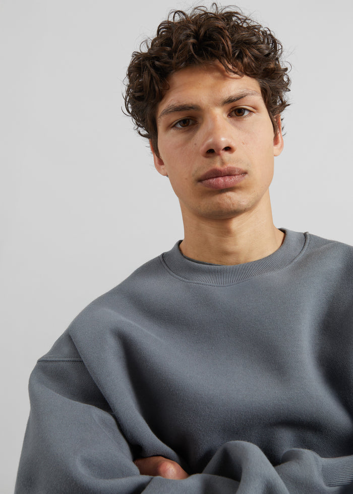 Dunloy Oversized Sweatshirt - Grey