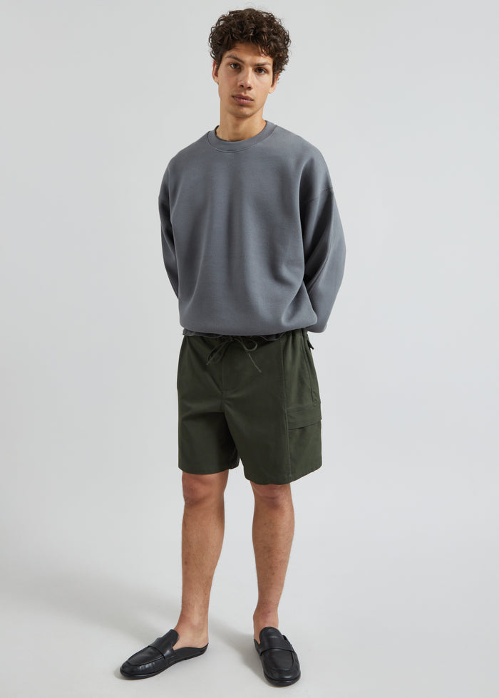 Dunloy Oversized Sweatshirt - Grey