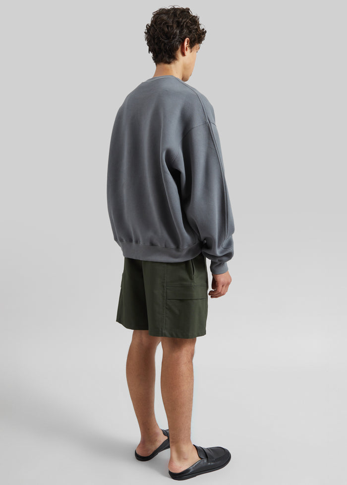 Dunloy Oversized Sweatshirt - Grey