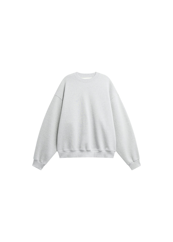 Dunloy Oversized Sweatshirt - Light Grey