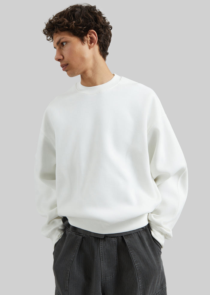 Dunloy Oversized Sweatshirt - White