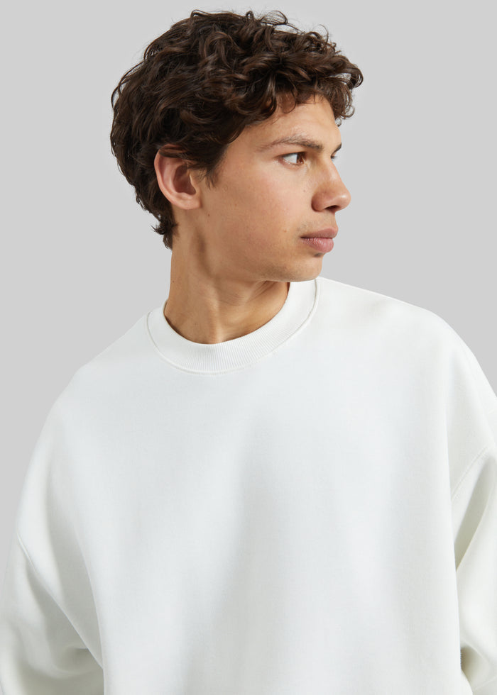 Dunloy Oversized Sweatshirt - White