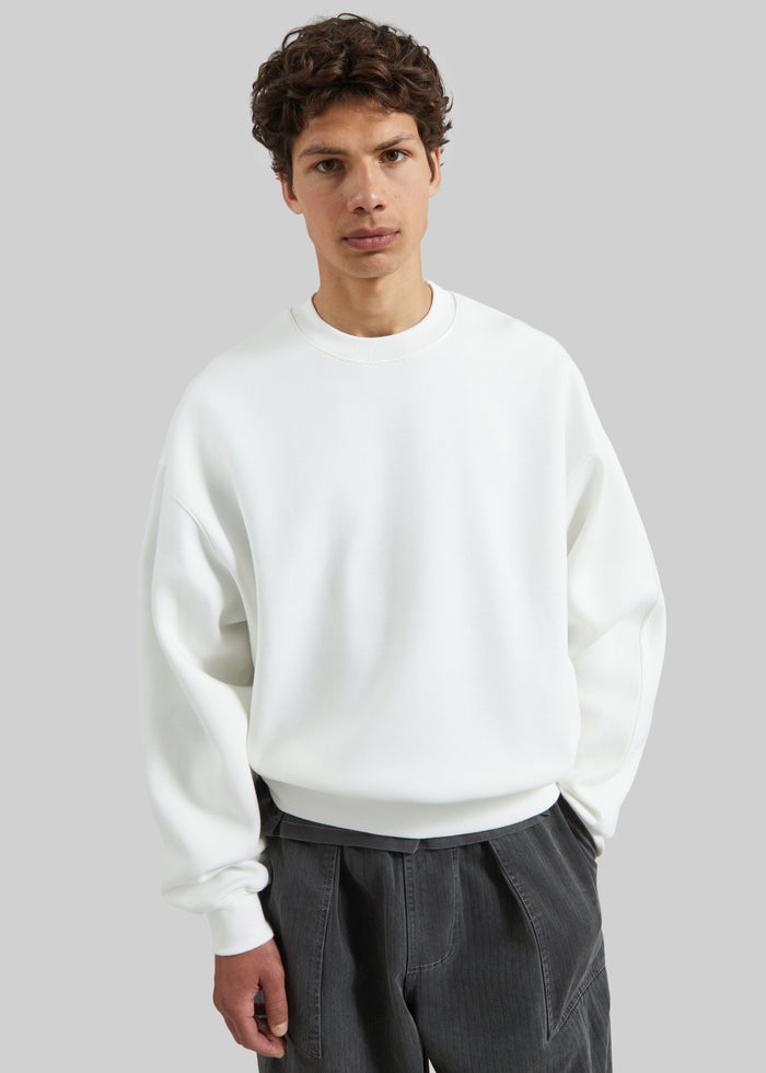 Dunloy Oversized Sweatshirt - White