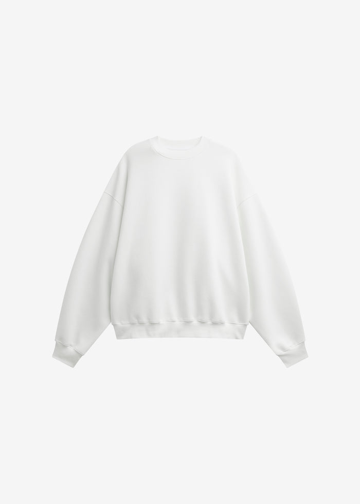 Dunloy Oversized Sweatshirt - White