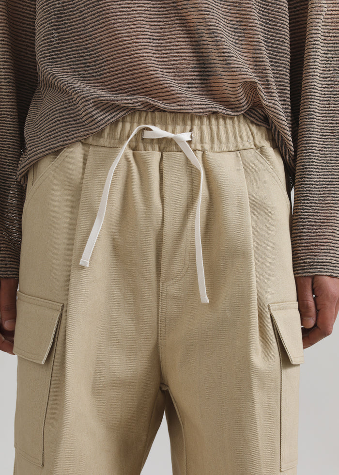 Dunwich Denim Bermuda Shorts - Beige