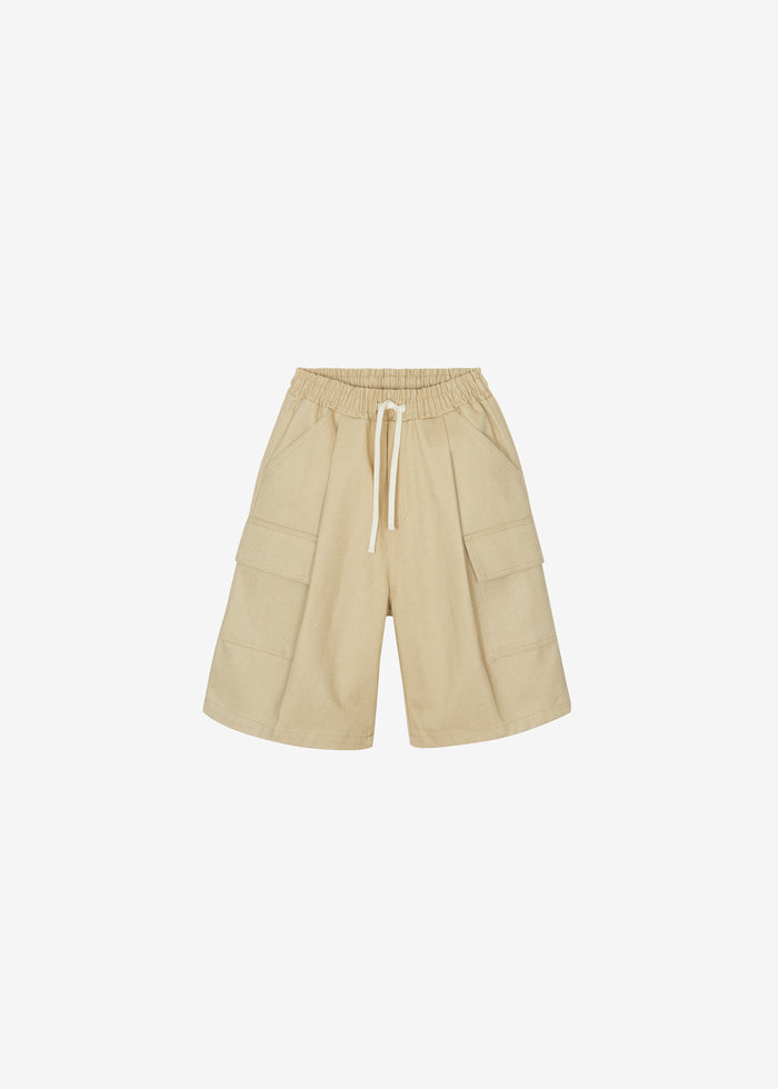 Dunwich Denim Bermuda Shorts - Beige