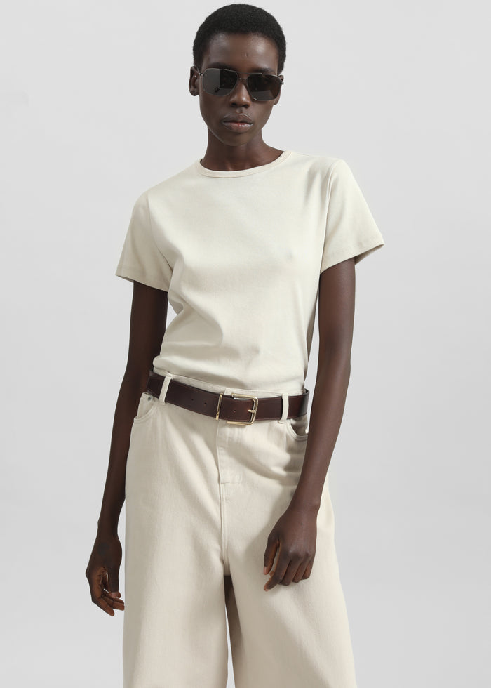 Eben Baby Tee - Light Beige
