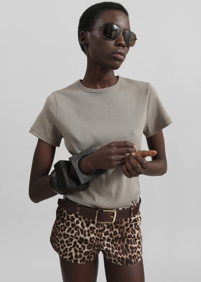Eben Baby Tee - Taupe