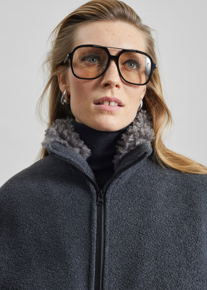 Edane Fleece Jacket - Dark Grey