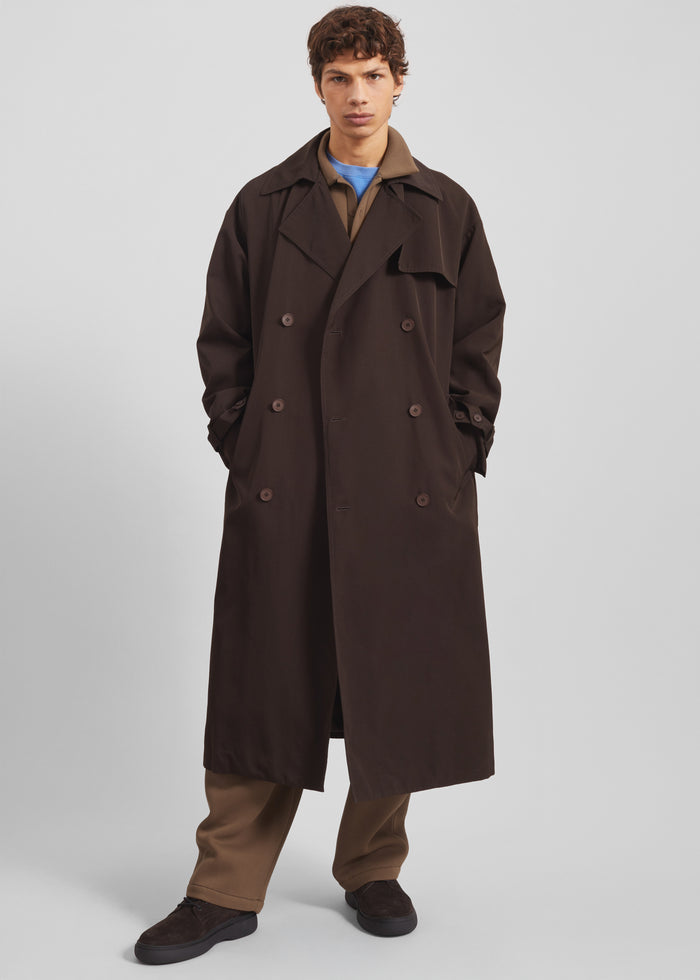 Edris Trench Coat - Brown