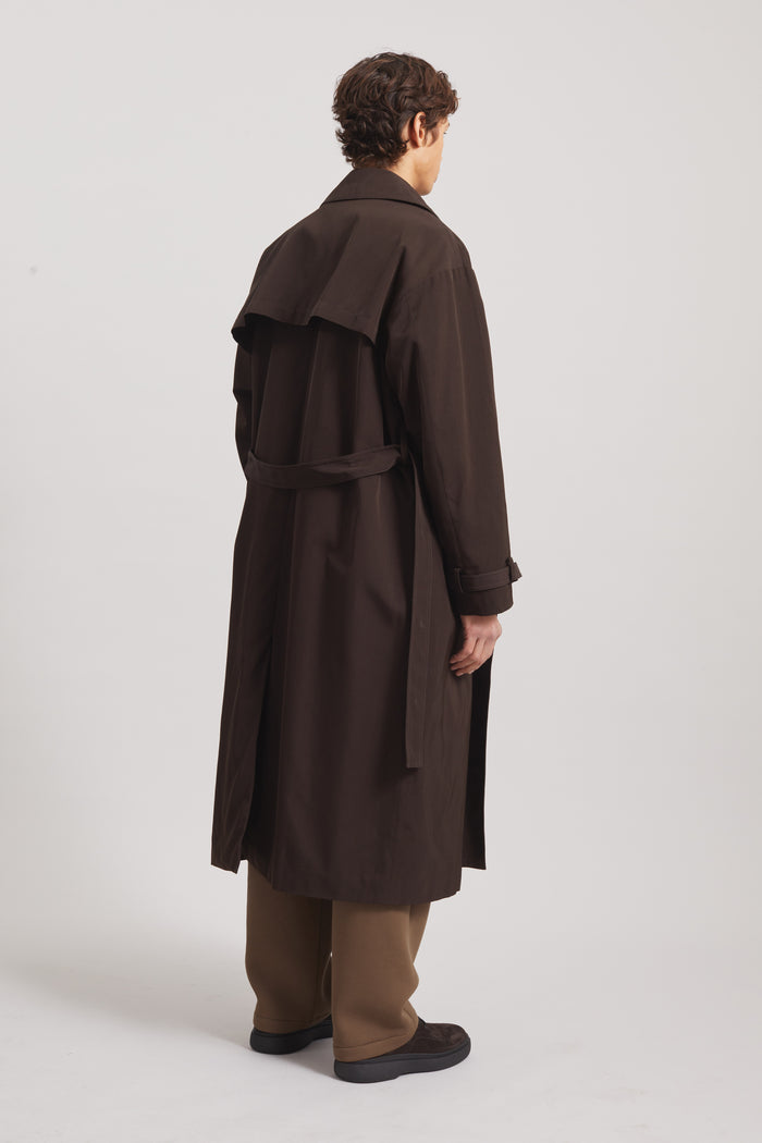 Edris Trench Coat - Brown