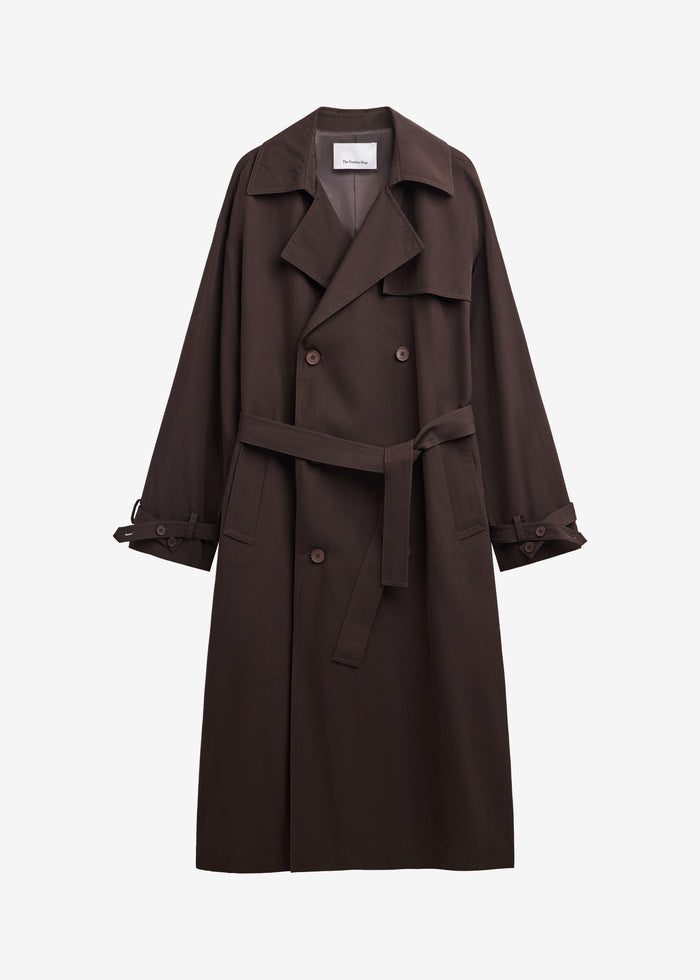 Edris Trench Coat - Brown