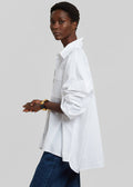 Elara Oversized Shirt - Optic White