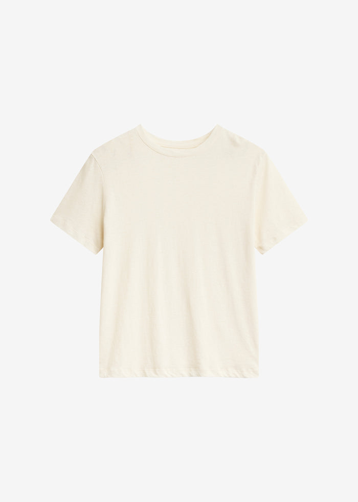 Elba Cotton T-Shirt - Cream
