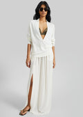 Elie Silk Fluid Maxi Skirt - Ivory